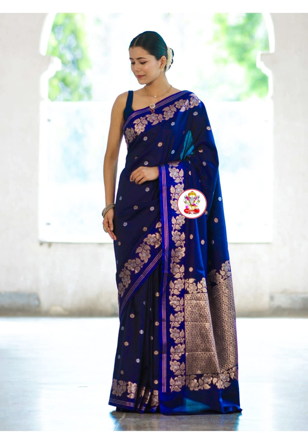 Kanni pashmina saree