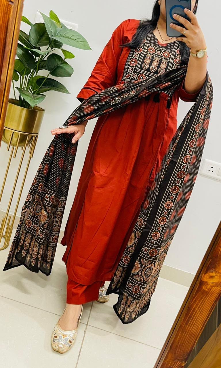 Cotton kurti set