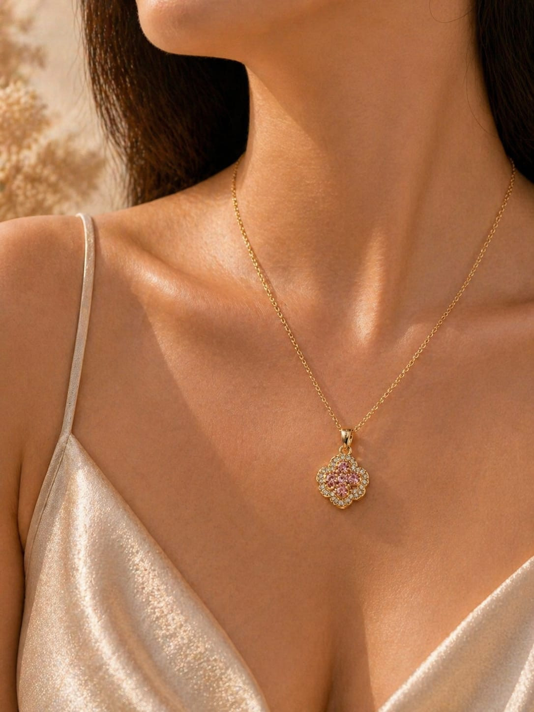 Minimal Anti Tarnish Pendant with Chain
