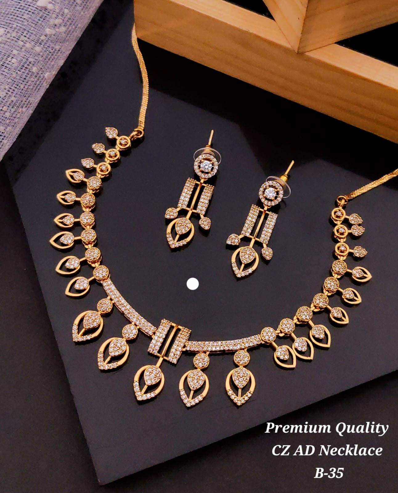 Premium Quality AD Stone Necklace