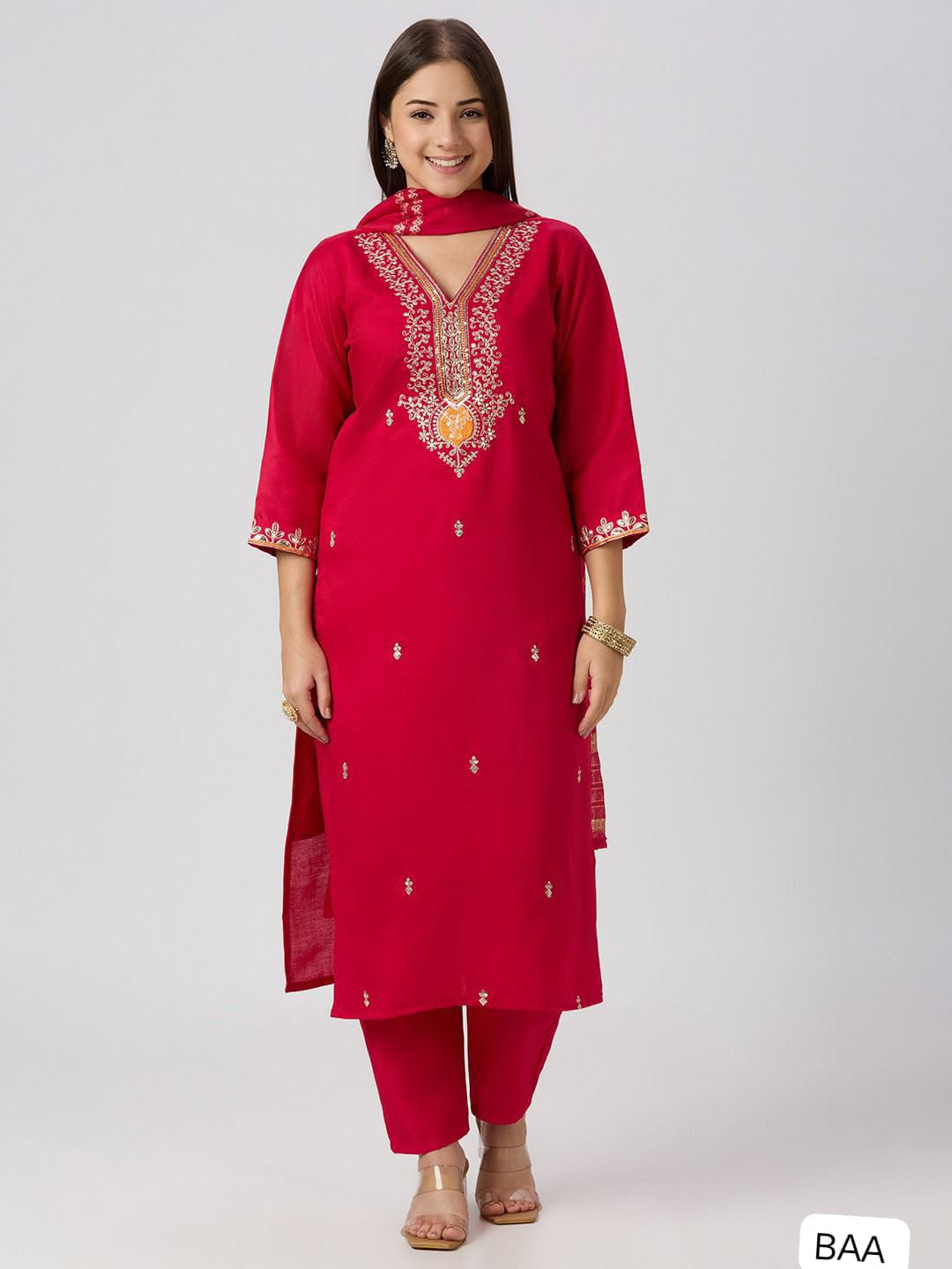KURTI, PANT DUPATTA SET