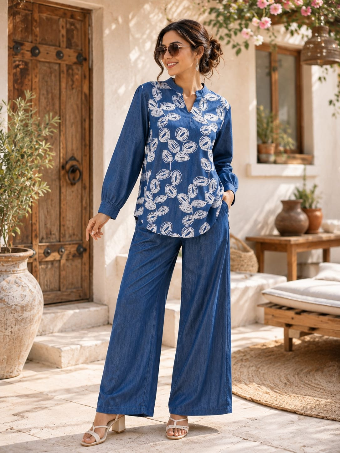 Denim Co-ord set for women
