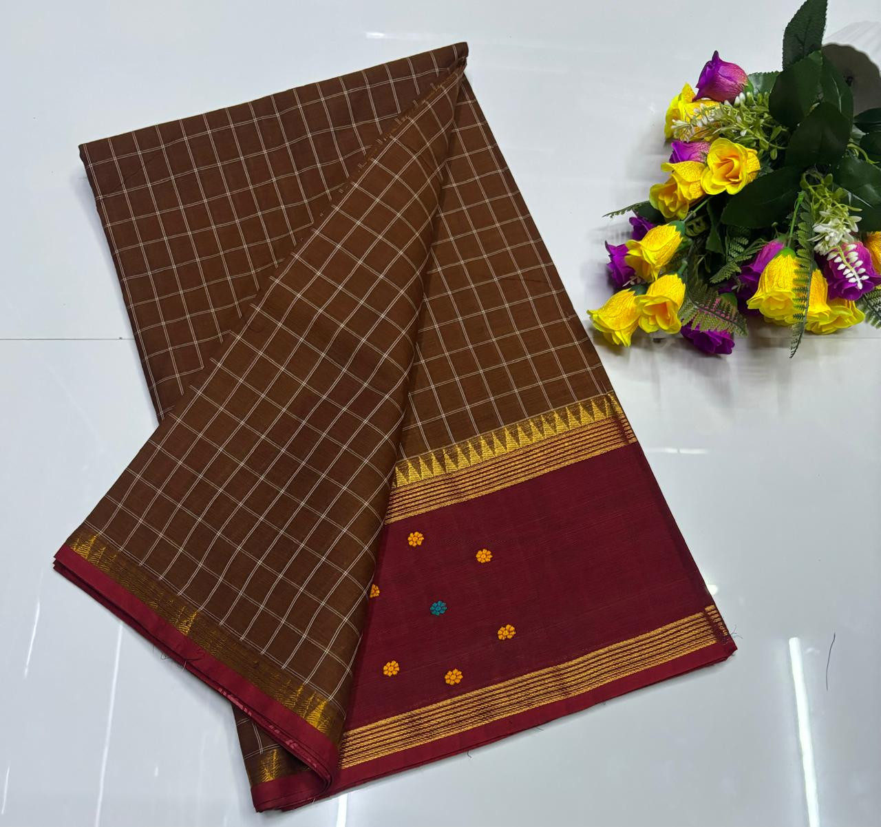 kanchi cotton saree