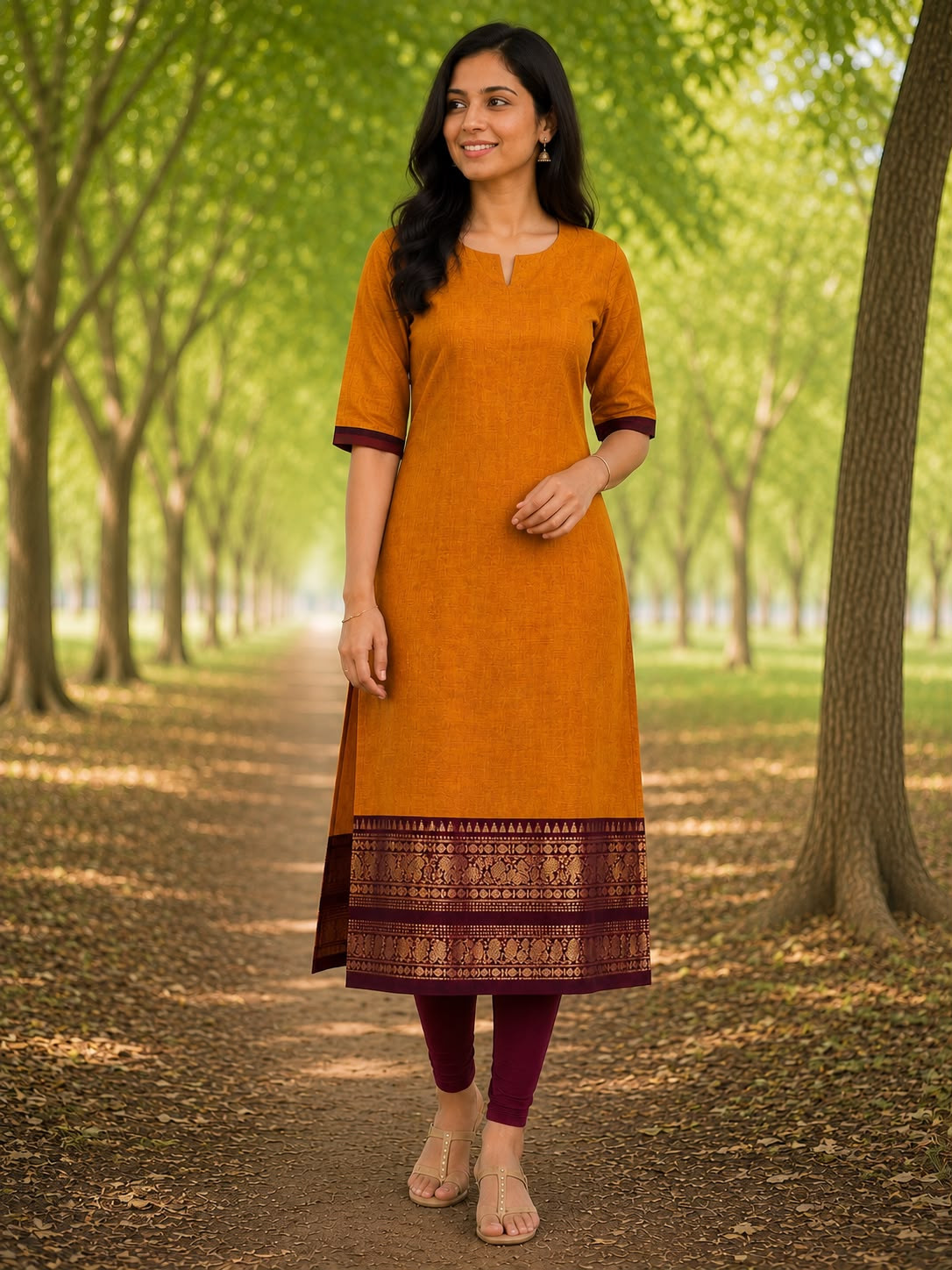 Cotton kurti set
