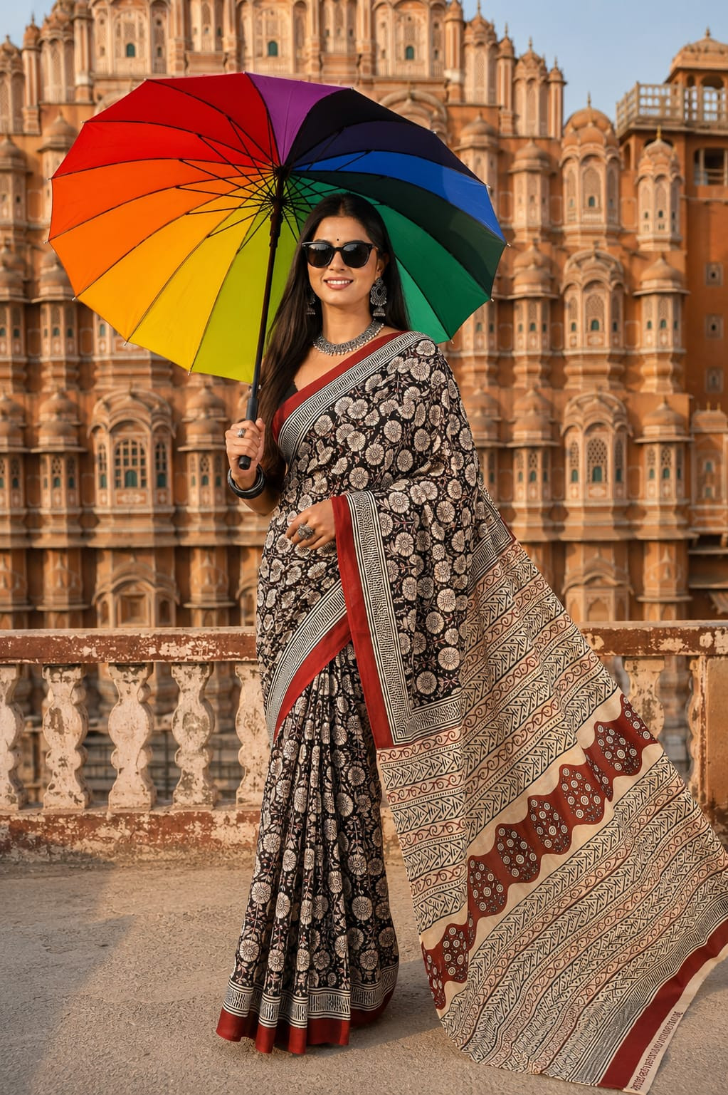 PRINTED MULMUL COTTON  SAREE