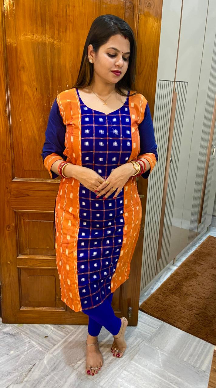 Sambalpuri cotton kurti