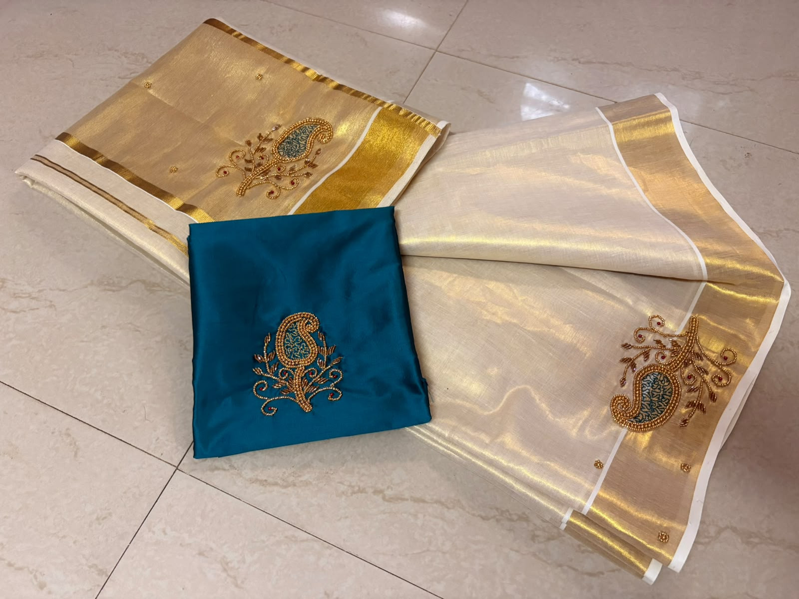 TISSUE HAND WORK SAREE SAREE