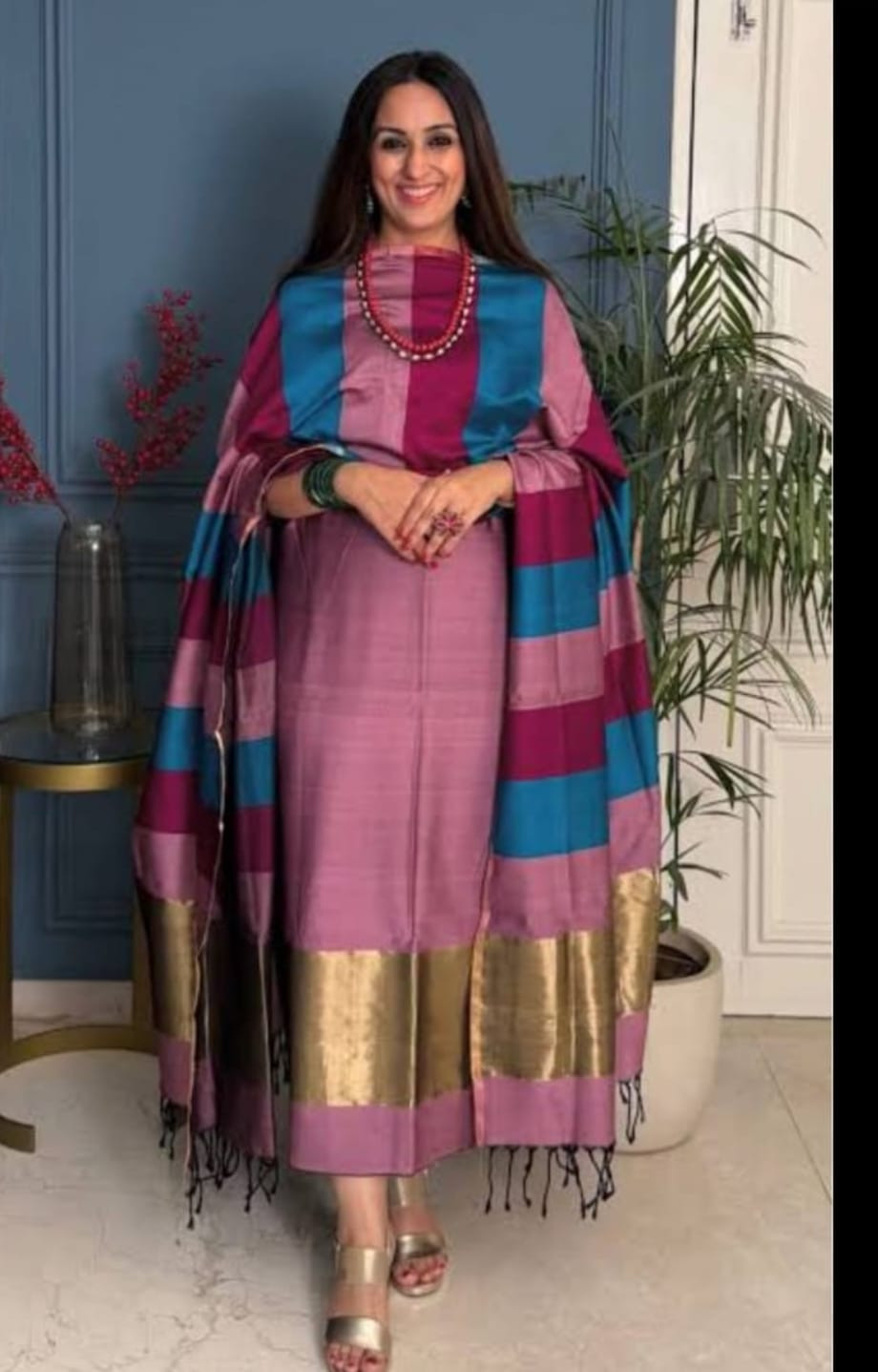 Banarasi cotton suit