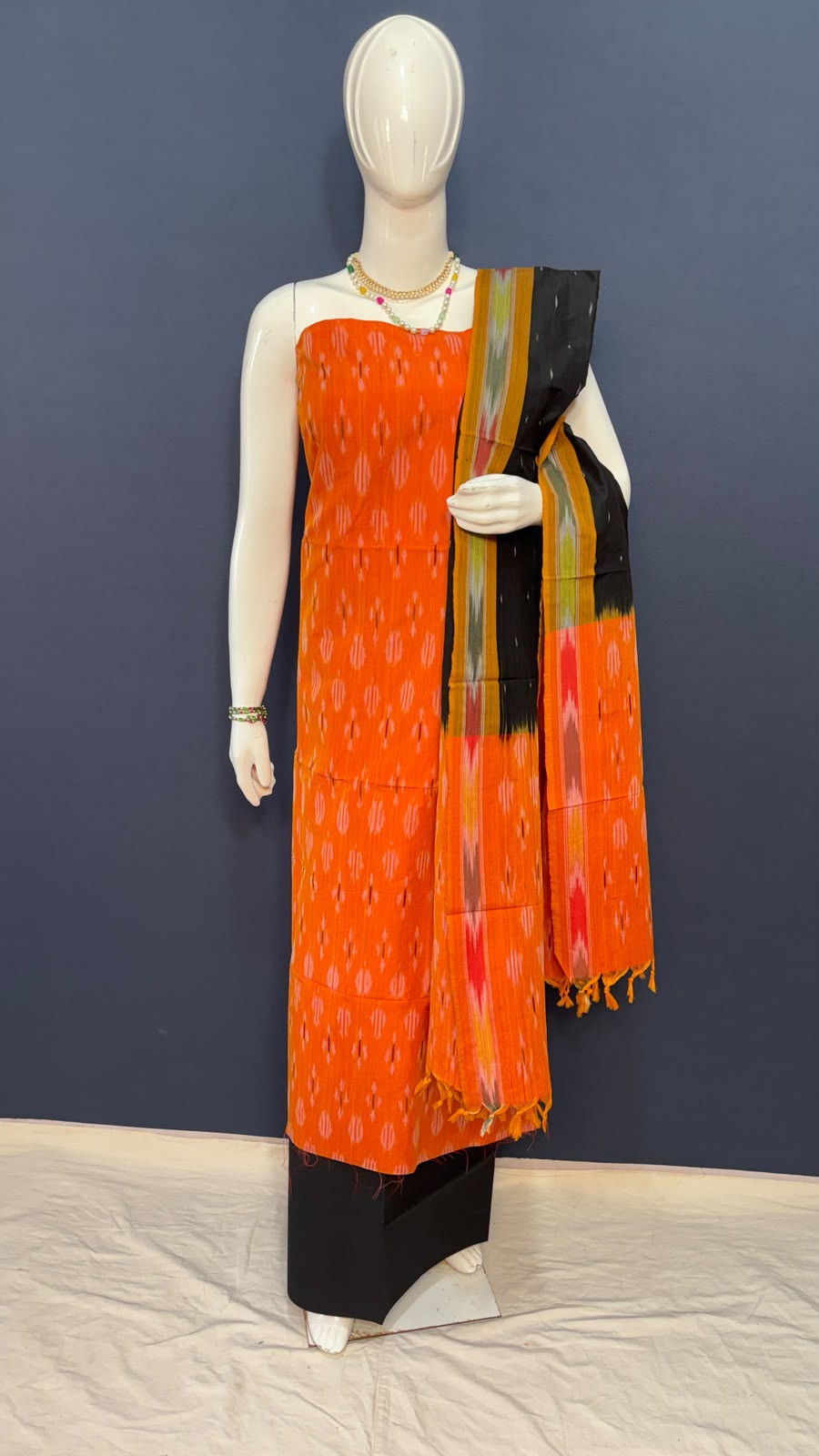 Mercerised cotton sico silk dress material