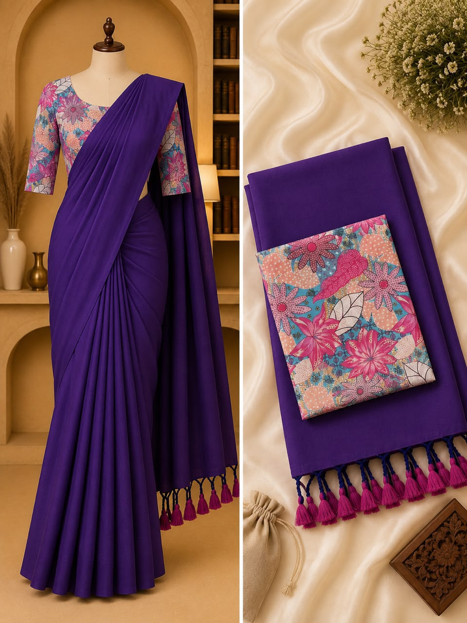 Handloom khadi cotton sarees