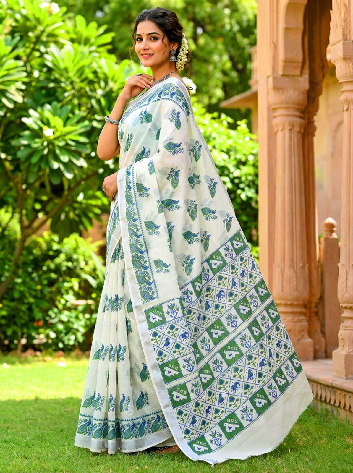 Kerala cotton saree
