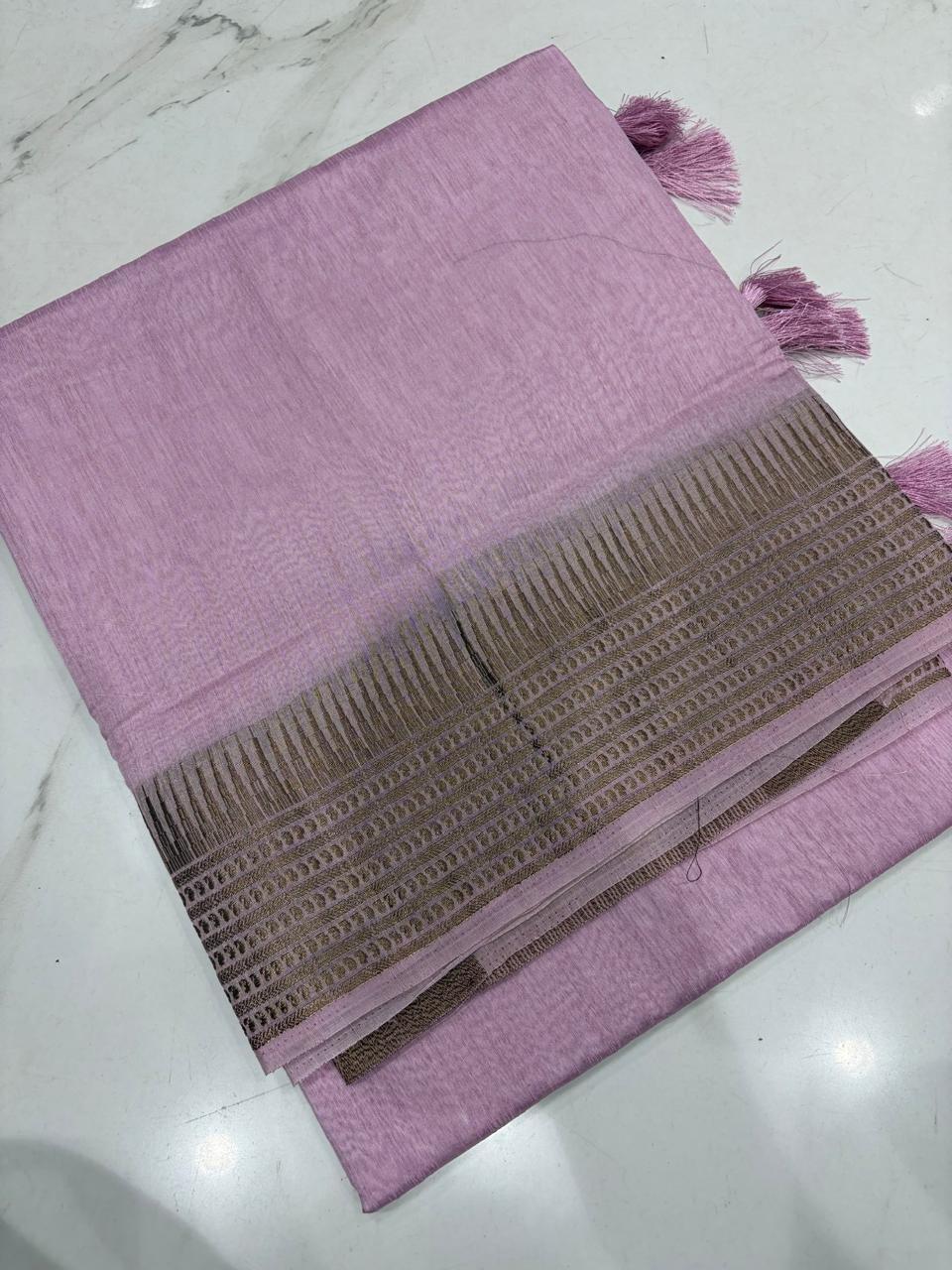 Tussar  silk cotton saree