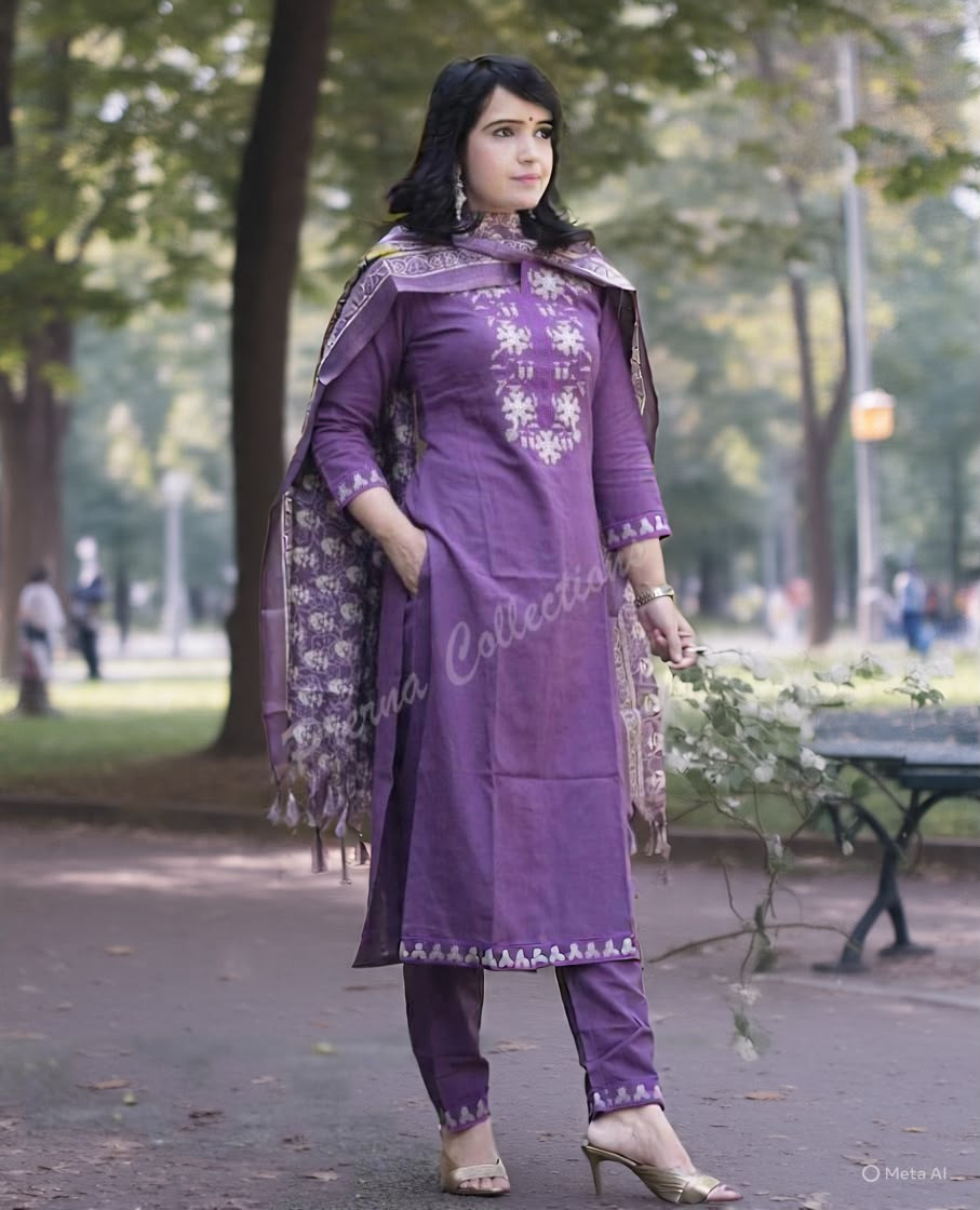 Cotton kurti set