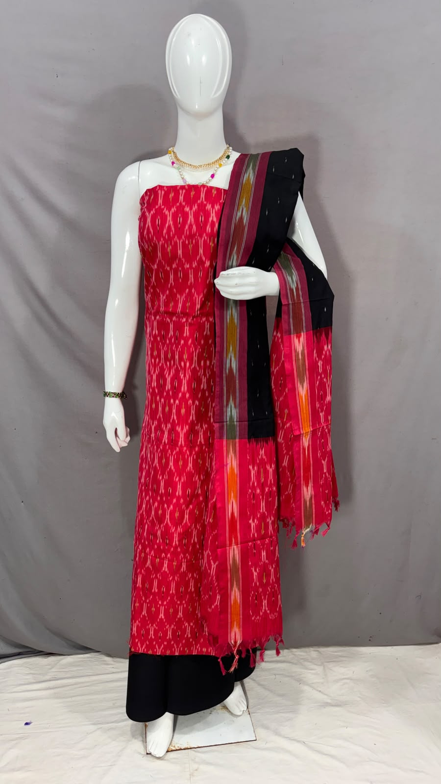 Mercerised cotton sico silk dress material