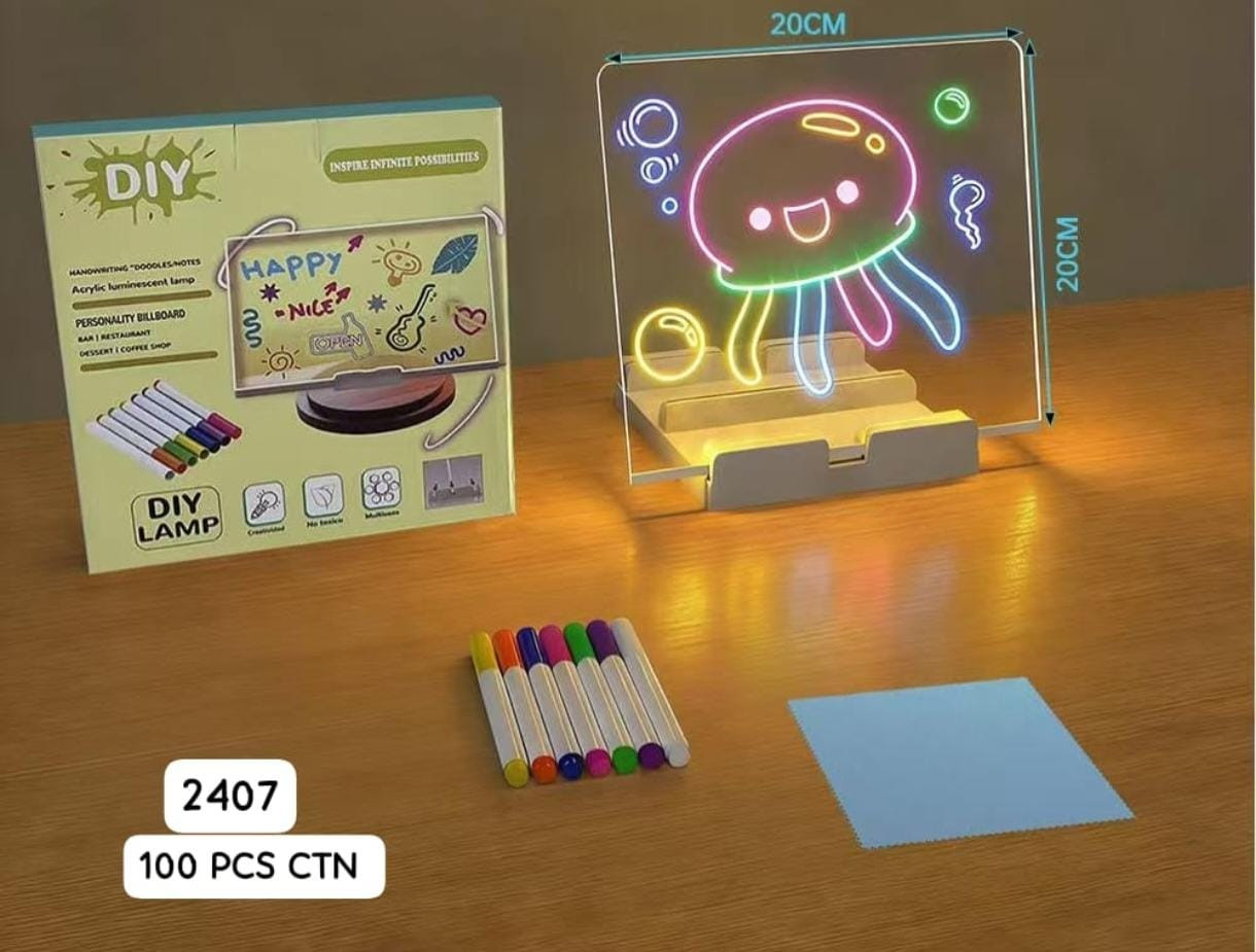 DIY Acrylic LED Luminescent Drawing Board