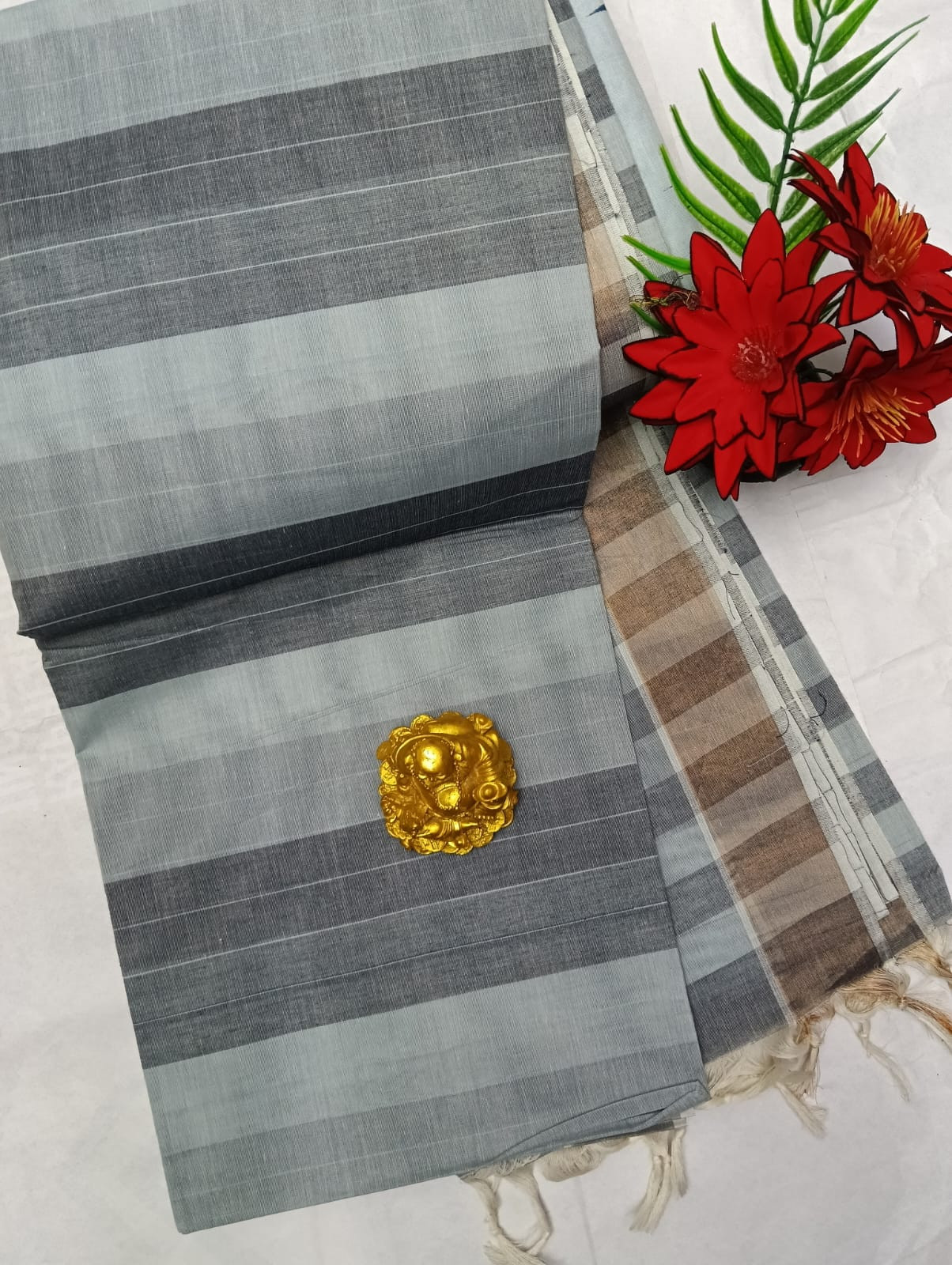 Khadi cotton saree