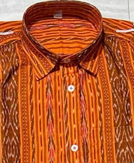Sambalpuri cotton Men's half shirt