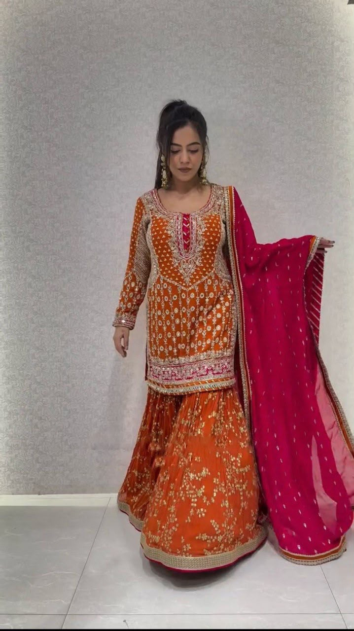 Sharara suit set