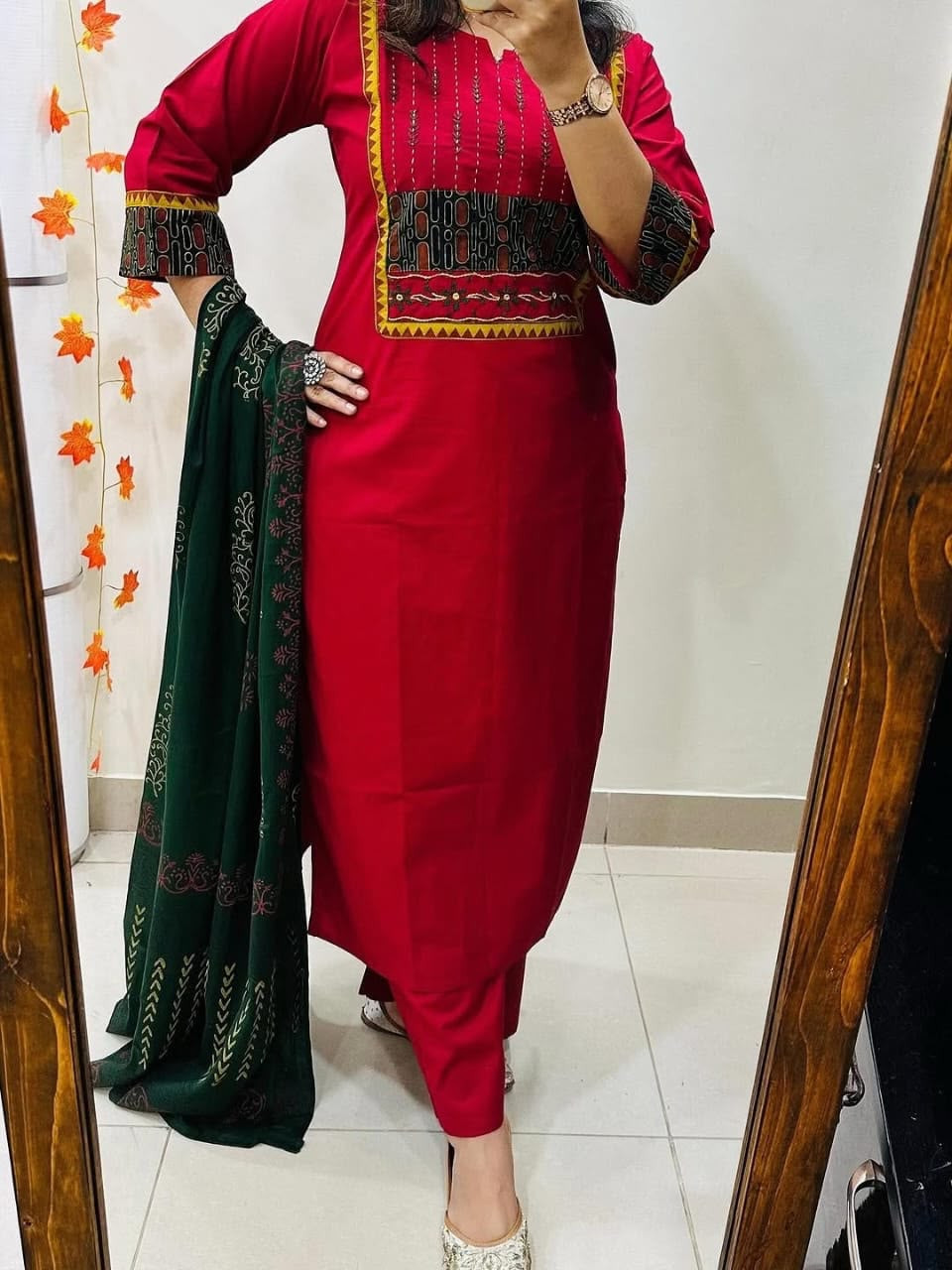 Cotton kurti set