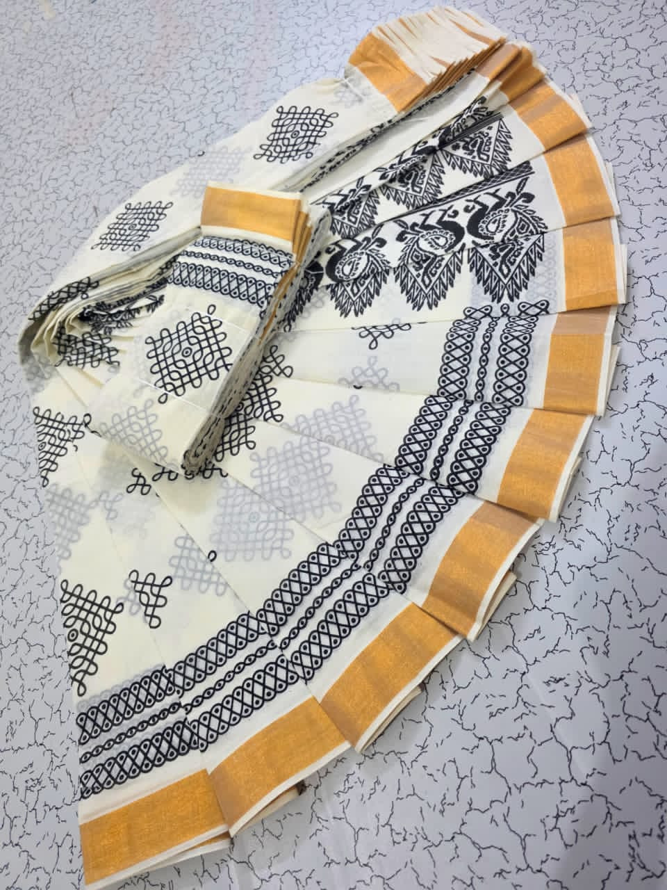 Kerala cotton saree