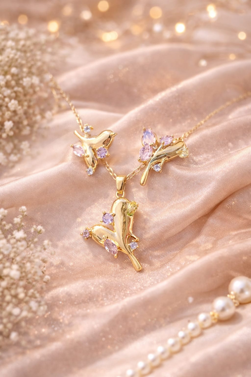 Gold Plated Necklace Set
