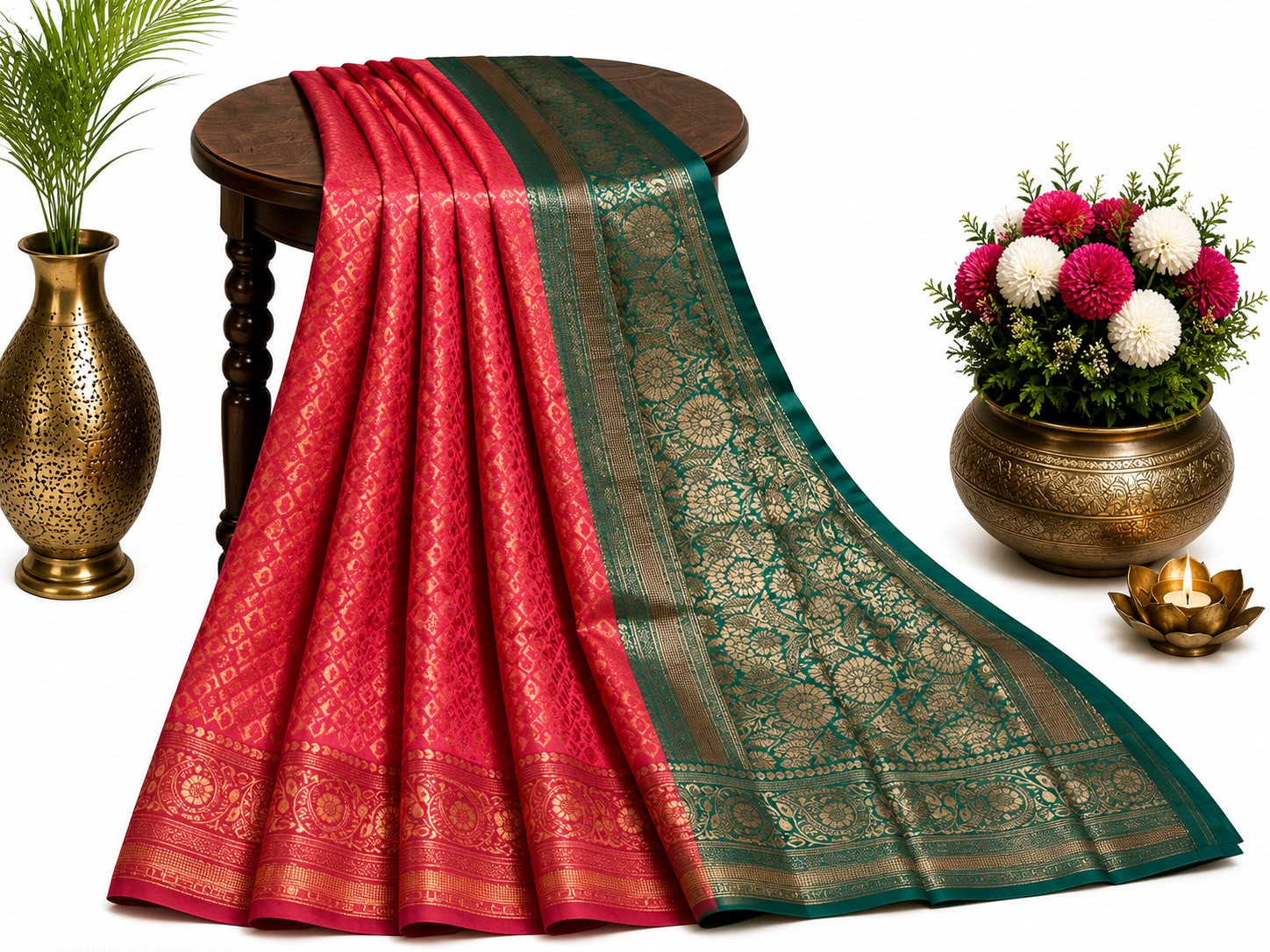 Semi kanchi soft silk saree