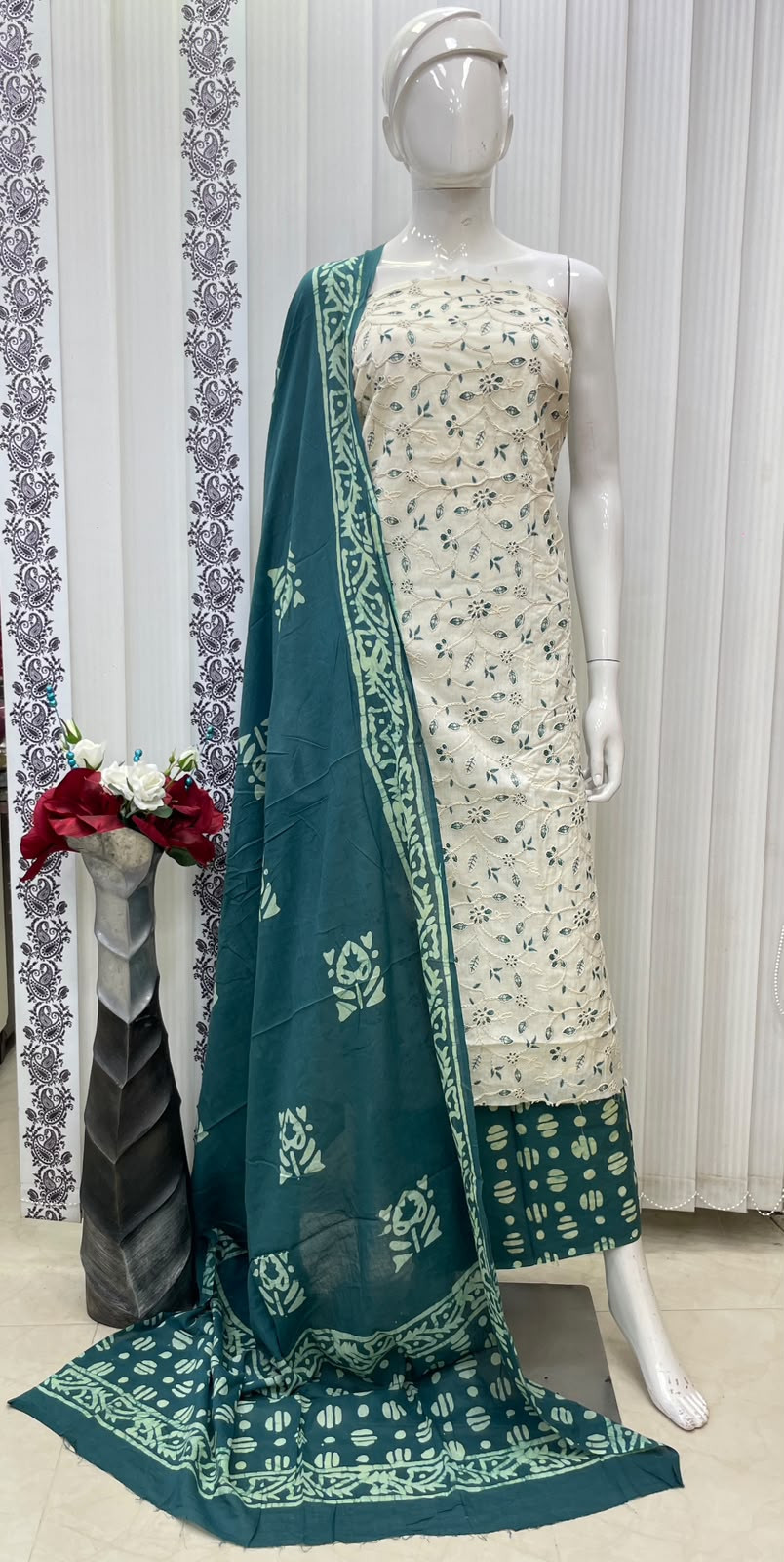 Cotton kurti set
