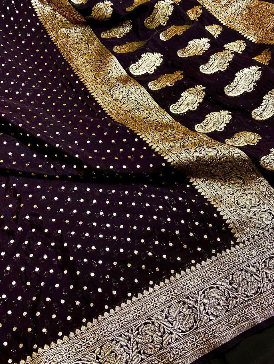 Banarasi khaddi silk saree