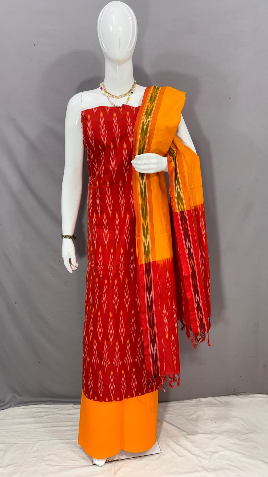 Mercerised cotton sico silk dress material