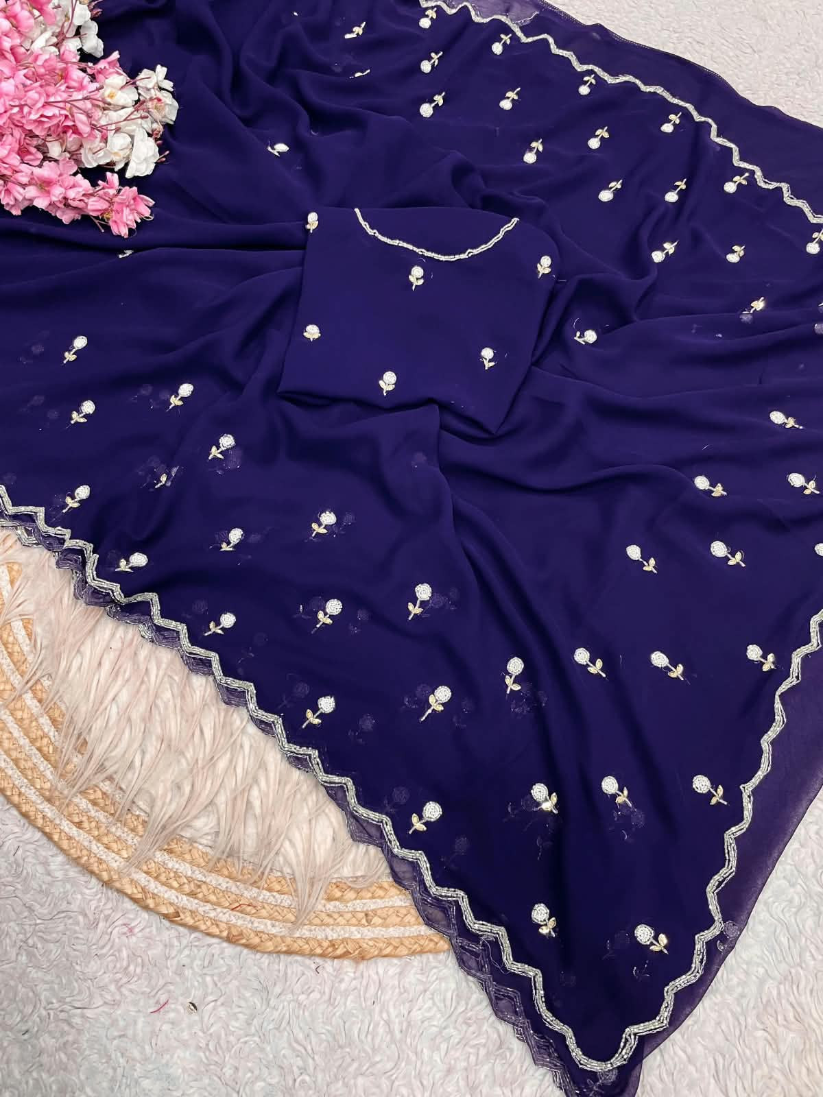 Georgette saree
