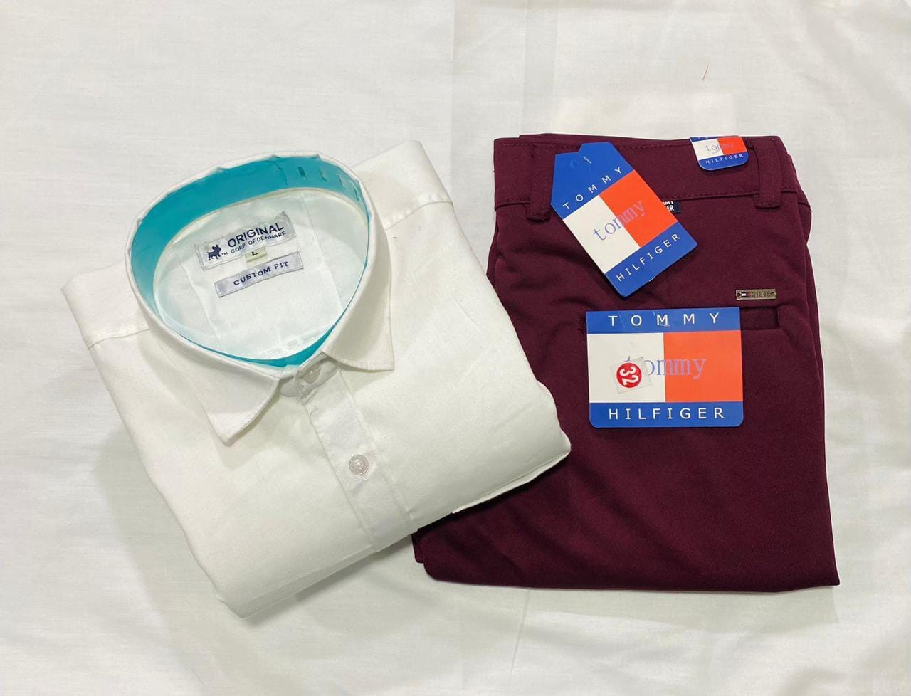 Cotton shirt and Lycra pants