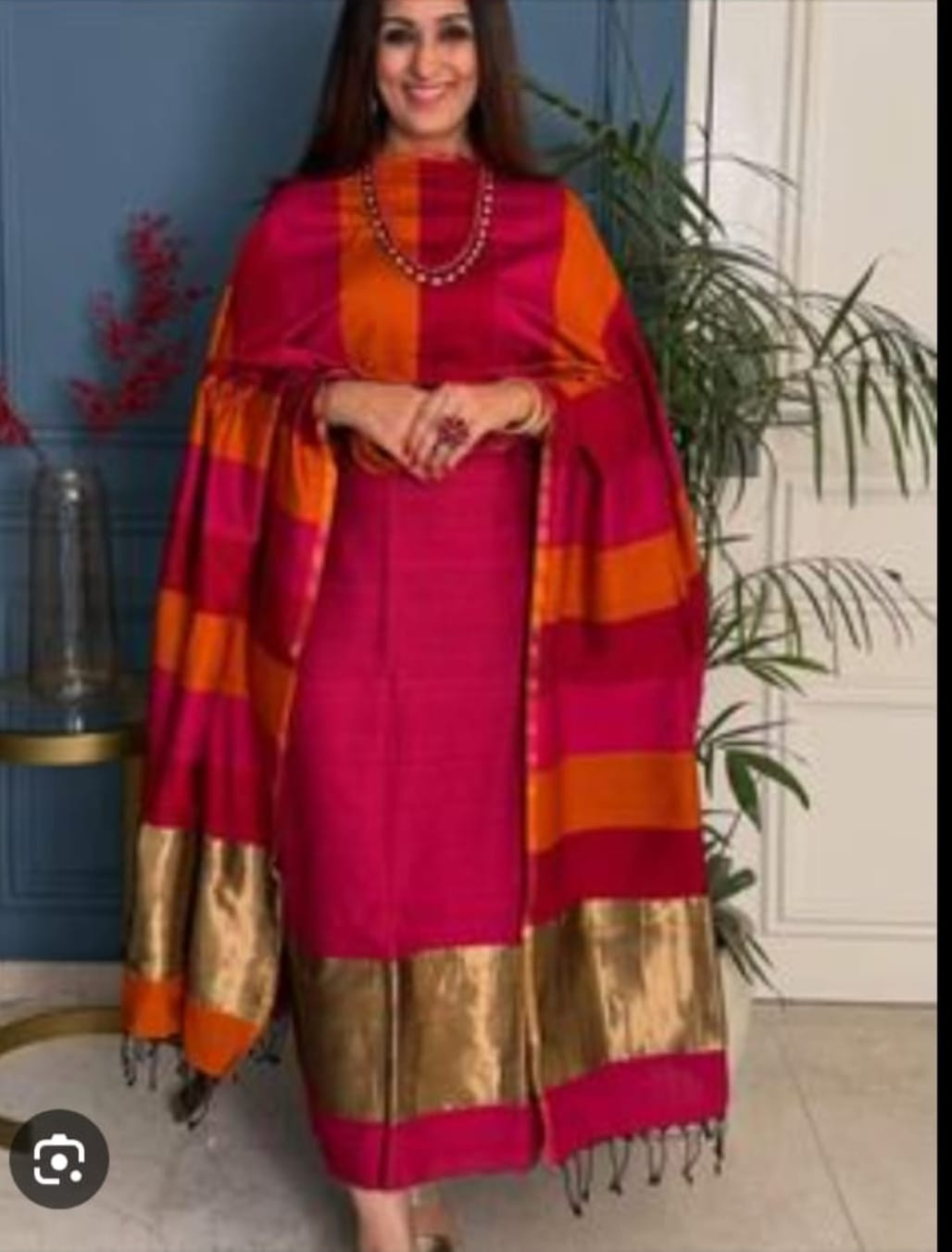 Banarasi cotton suit