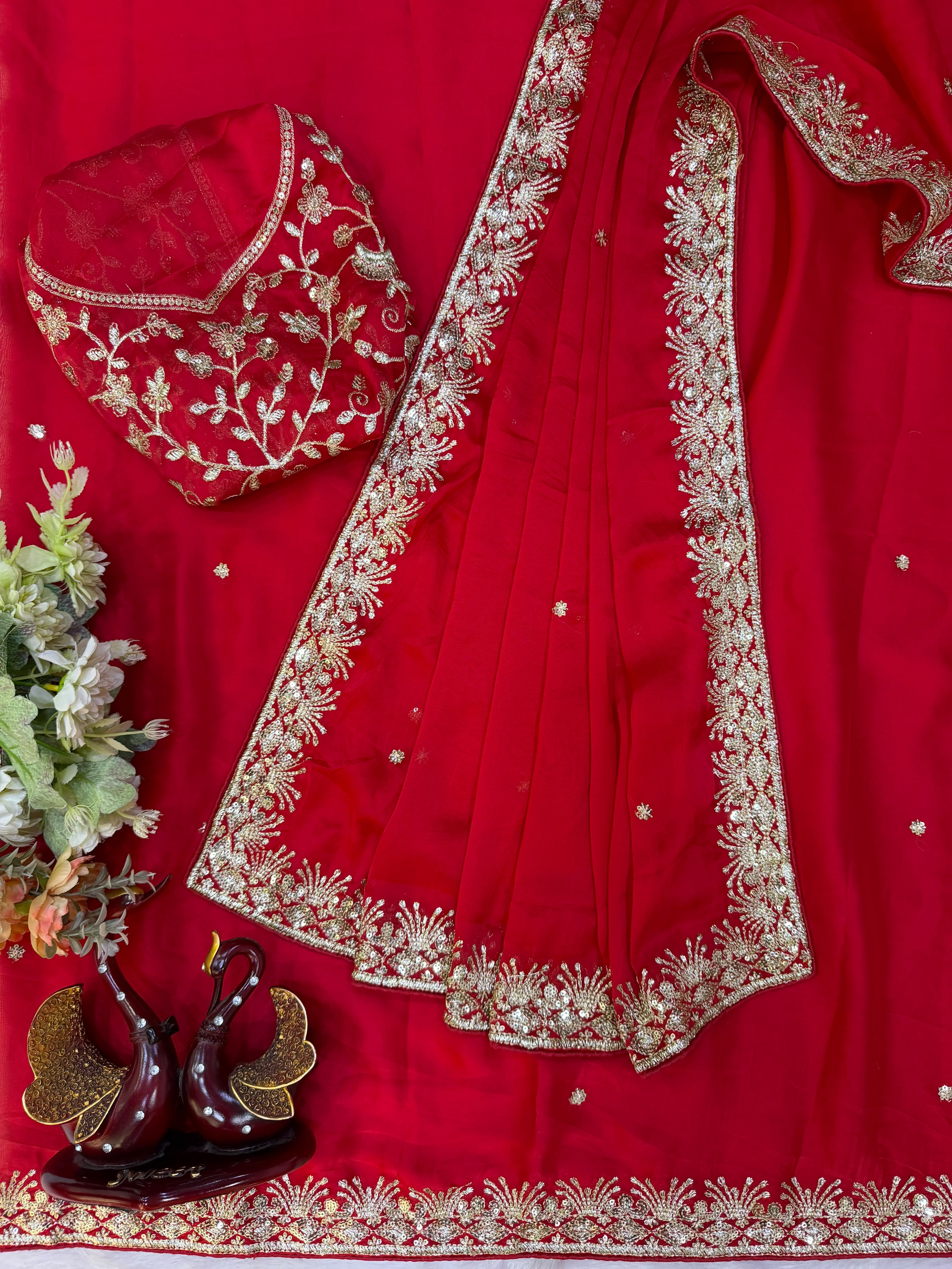 Rangoli silk saree