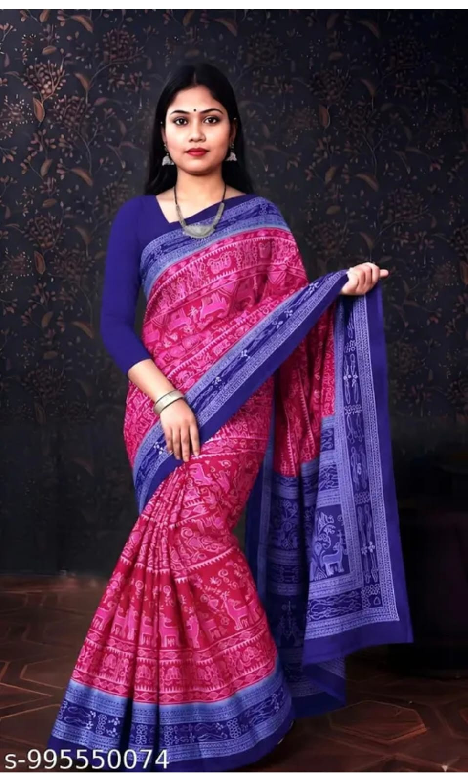 Print cotton saree