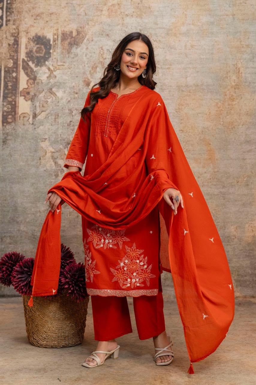 Cotton kurti set