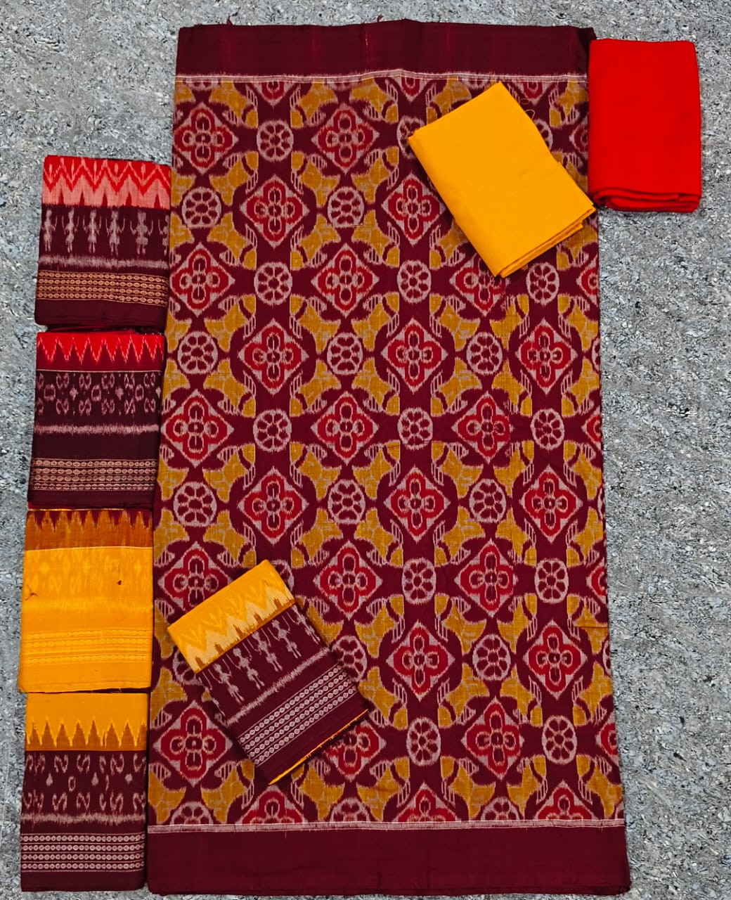 SAMBALPURI DRESS MATERIAL SET