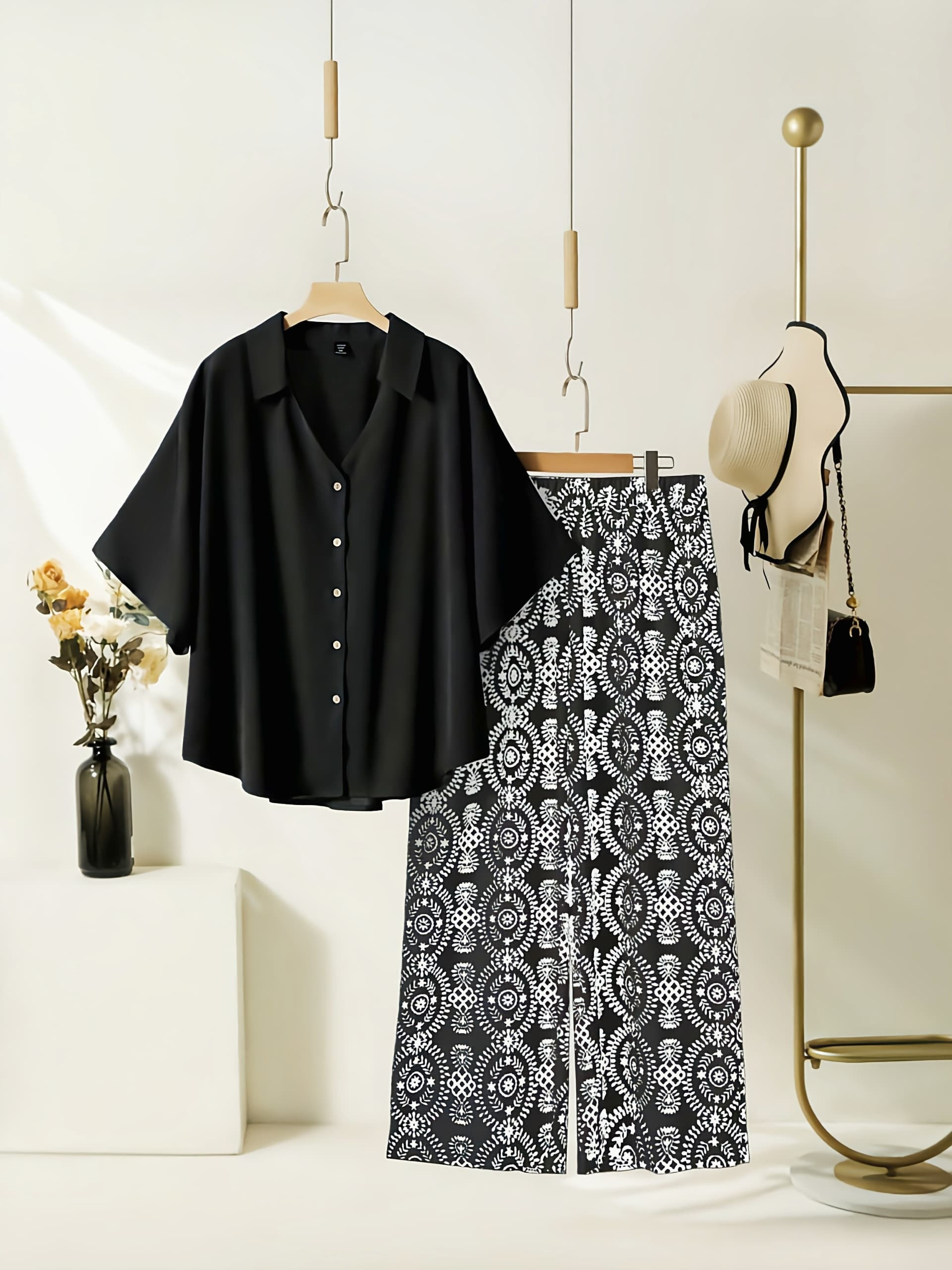 Top and plazoo set