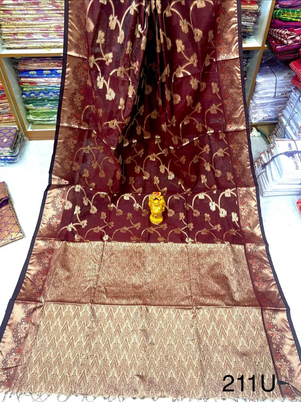 Cotton silk saree