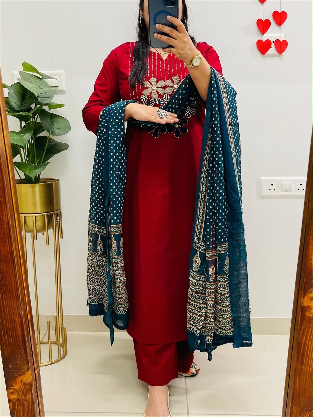 Cotton kurti set