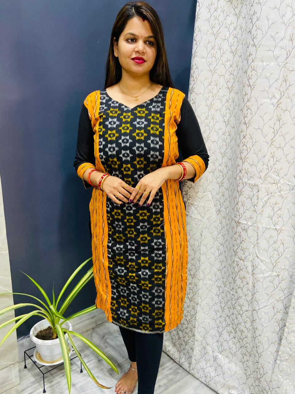 Sambalpuri cotton kurti