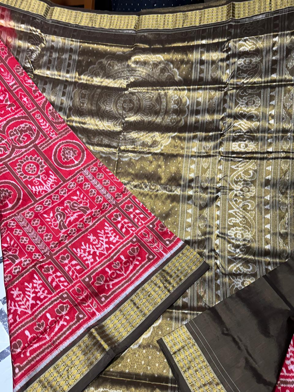 SAMBALPURI TISSUE BANDHA SILK SAREE