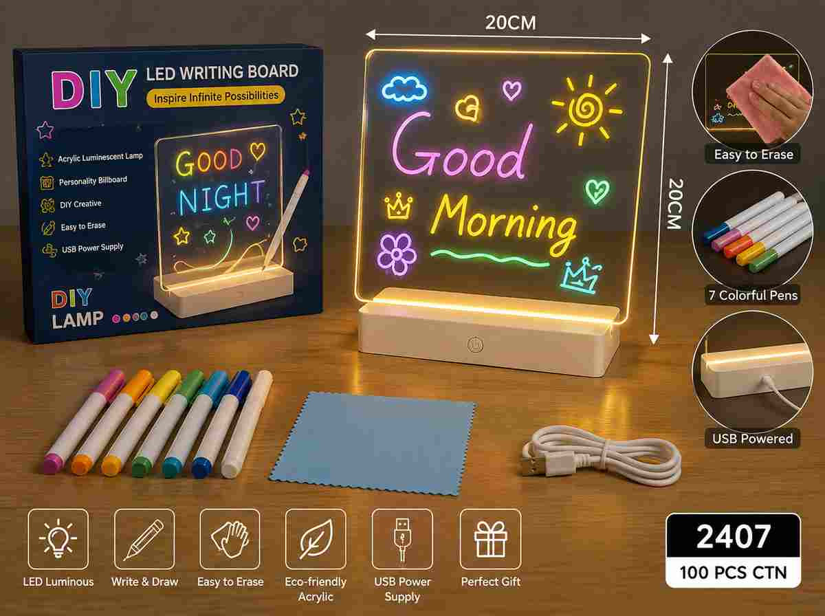 DIY Acrylic LED Luminescent Drawing Board