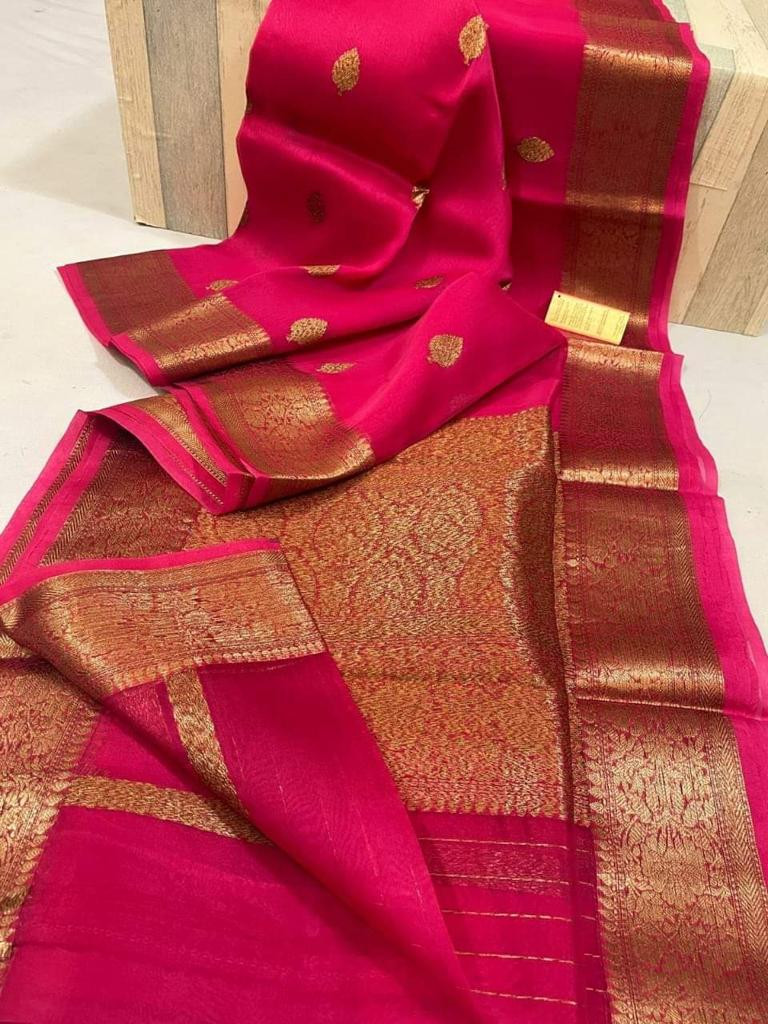 Banarasi soft silk saree