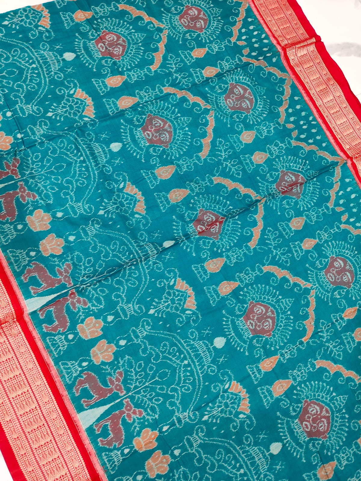 SAMBALPURI TISSUE SILK SAREE