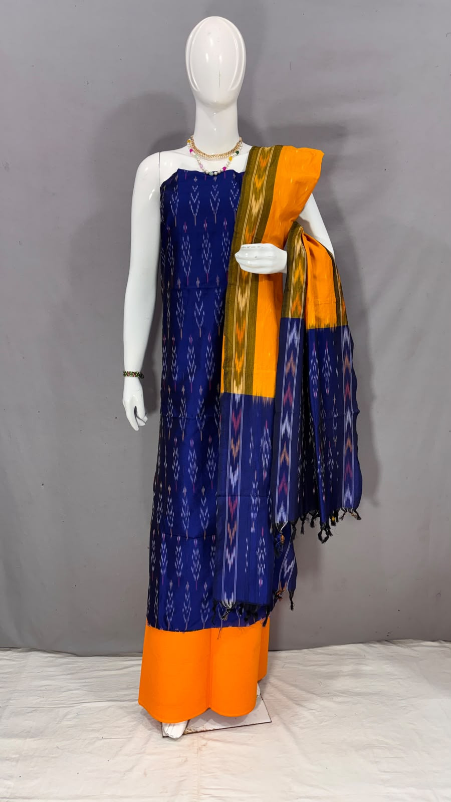 Mercerised cotton sico silk dress material