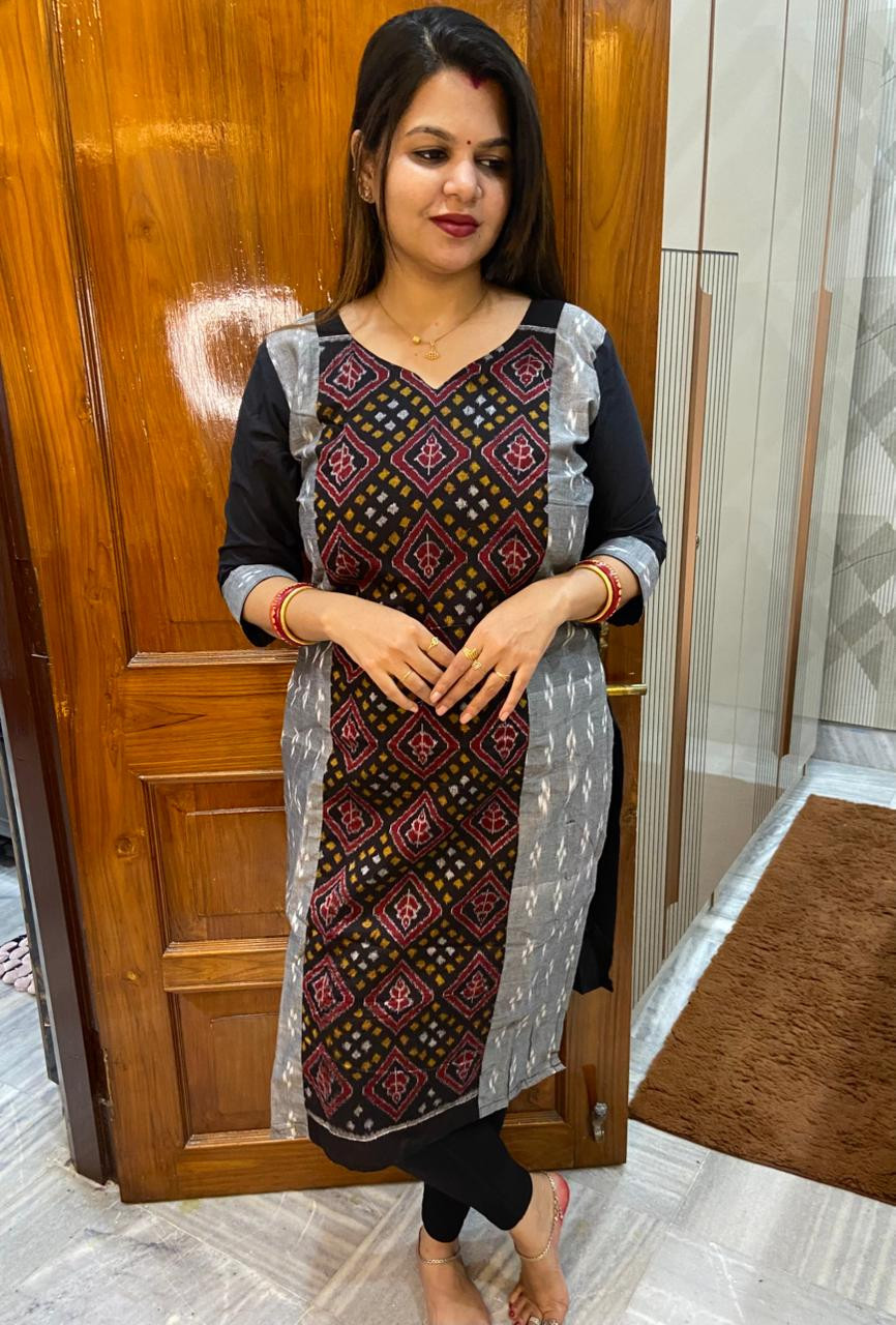 Sambalpuri cotton kurti
