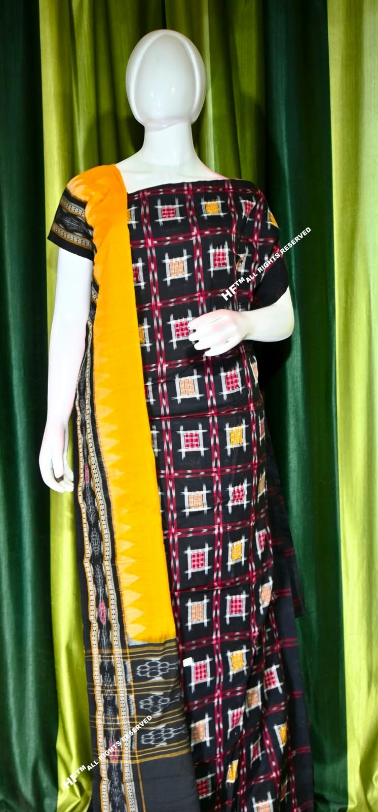 SAMBALPURI COTTON DRESS MATERIAL SET