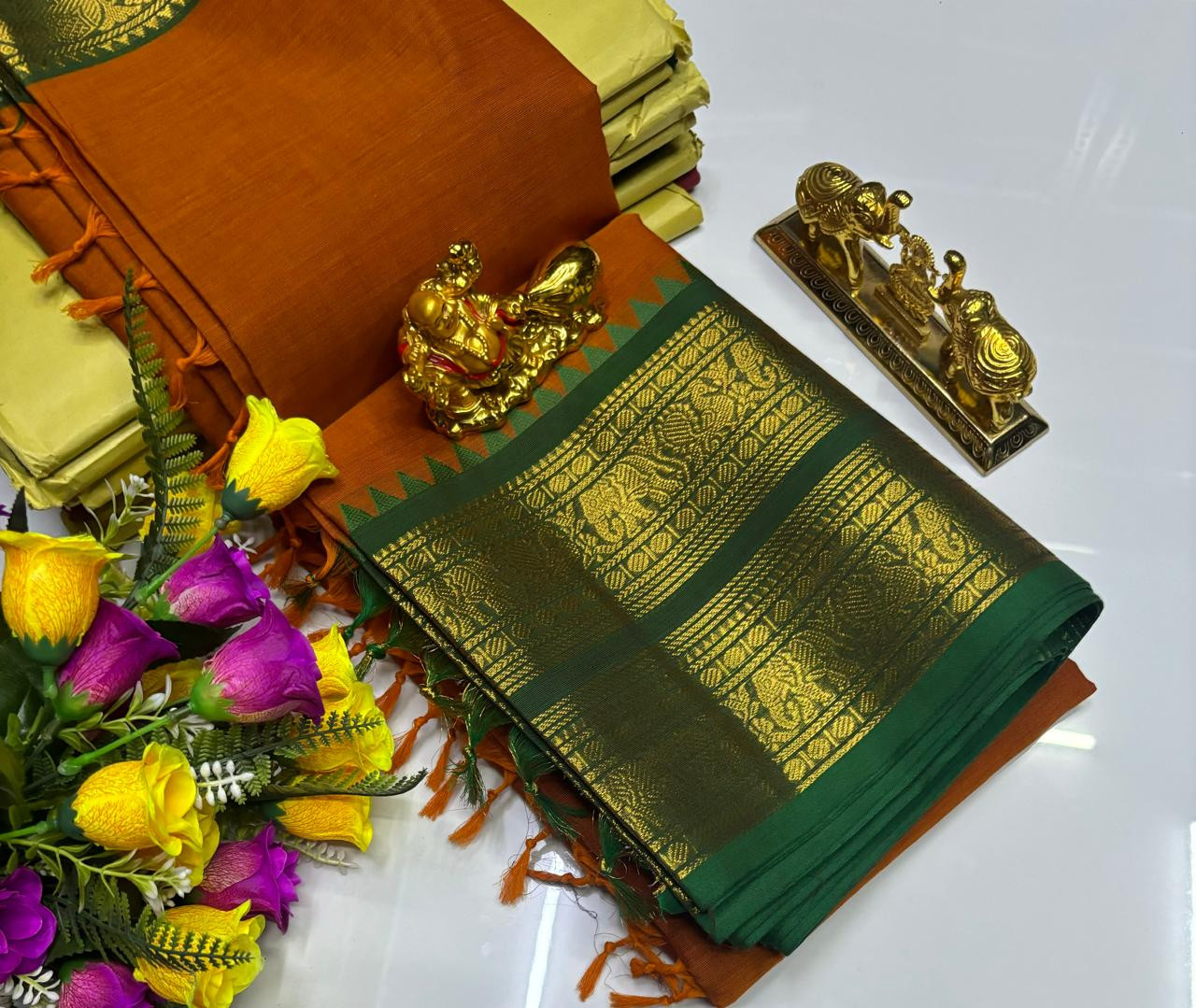 Karaikudi handloom cotton sarees