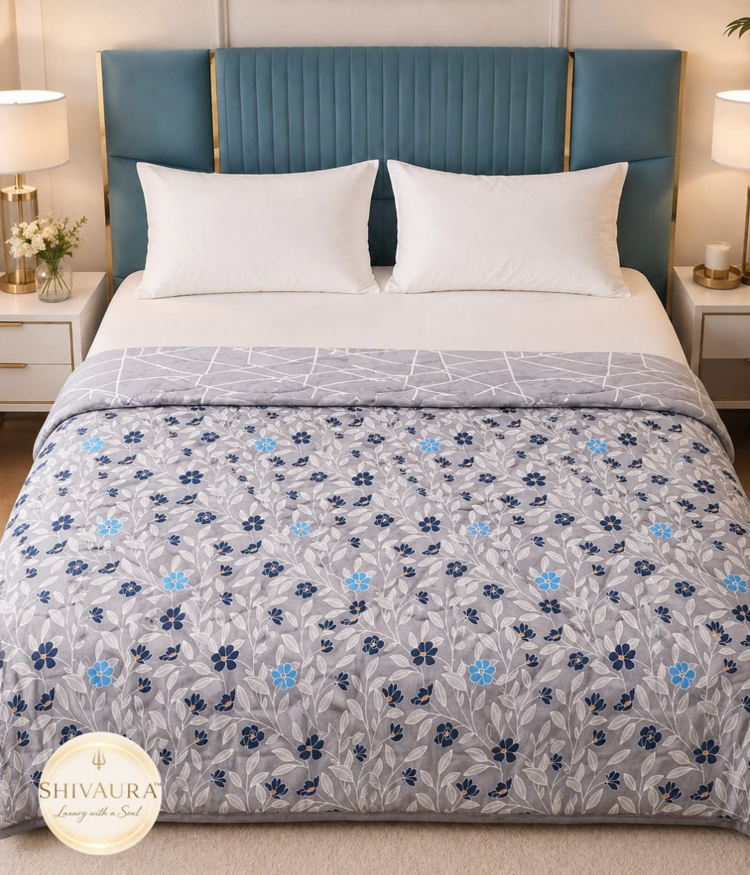 DOUBLE BED REVERSIBLE FLANNEL DOHAR
