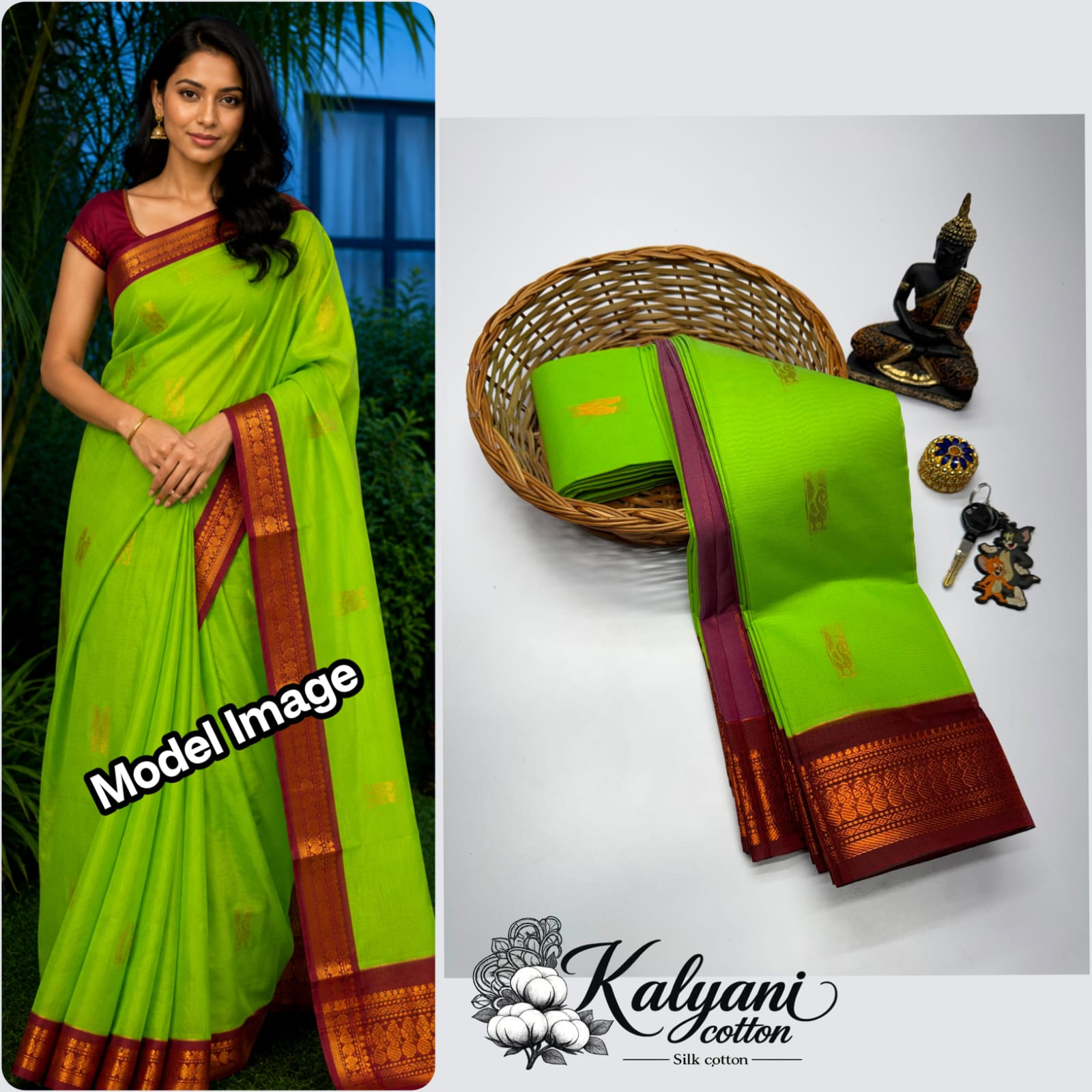 Kalyani Silk Cotton Premium Quality Saree